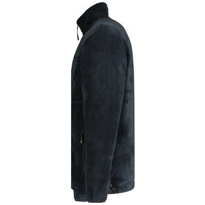 Venta al por mayor acolchado cremallera ligero polar hombres chaqueta personalizada Musthave prendas de vestir exteriores chaqueta de lana con logotipo personalizado - Product Image 5