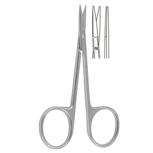 Precio de fábrica Hecho con las mejores tijeras Born Iris de acero inoxidable Rectas 9cm con 2 años de garantía Tijeras quirúrgicas hechas en PK - Product Image 3