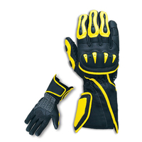 Guantes de Motocicleta para Motociclista Urbano, Diseño Personalizado 2026, Cuero de Alta Calidad, Compatibles con Pantalla Táctil, Correa de Muñeca Ajustable
