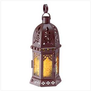 Moroccan Style Lesser Cutting Design Metal <b>Lantern</b> with Powder Coated Handing <b>Lamp</b> Outdoor And Indoor Decorative - Product Image 1