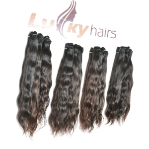 ผมต่อแบบลอนสำหรับต่อผมตรงและลึก/หลวมมัดผมจากผมชาวอินเดียแท้อินเดีย - Product Image 4