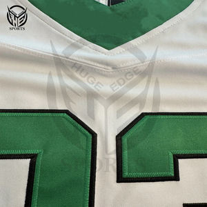 Camiseta de Fútbol Americano Personalizada con Logotipo, Transpirable, de Manga Corta, de Malla, para Adultos, Ropa Deportiva, Ropa Urbana - Product Image 4