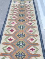 Hochwertige Wolle Jute Durrie Kelim Teppich Runner Teppich Handmade Home Decor Flache Dekoration für Wohn-und Schlafzimmer Halle Büro