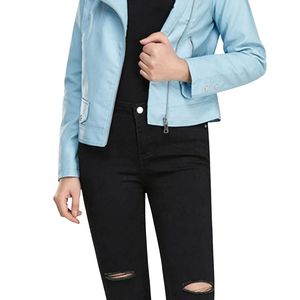 แจ็คเก็ตหนังแท้ผู้หญิงสไตล์ใหม่ |   เสื้อแขนยาวสำหรับฤดูหนาว |   ผ้าถักที่ระบายอากาศได้ดี |   เสื้อผ้าแฟชั่นรักษ์โลก - Product Image 4