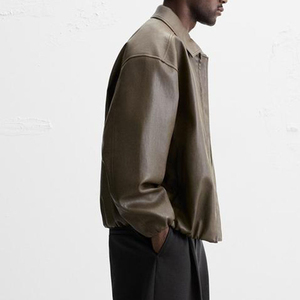 Premium Stuff Men Leather <b>Jacket</b> Wholesale Leather <b>Jackets</b> for Men - Product Image 2