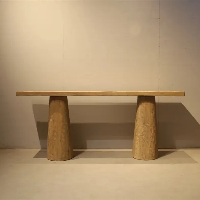 소나무 골동품 스타일 재활용 중국 가구 거실 콘솔 테이블