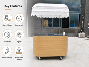Chariot à main mobile populaire pour café - Vente chaude - Product Image 2