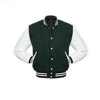 Veste d'hiver pour homme de haute qualité personnalisée, col montant, confortable, en polyester, design varsity, motif lettres, coupe régulière, séchage rapide
