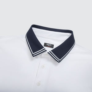 เสื้อกอล์ฟผู้ชาย Aristino รุ่น APSG23AS2 สีขาว ผ้าบรอดคลอธ แขนสั้น สไตล์ลำลองแบบสมาร์ท ดีไซน์เรียบง่าย น้ำหนัก 400 กรัม มีสินค้าพร้อมส่ง ราคาสุดคุ้ม - Product Image 2