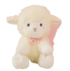 CE/ASTM OEM vente en gros de mouton en peluche à cheveux bouclés pour enfants agneau en peluche personnalisé 2024 jouets mignons tendance