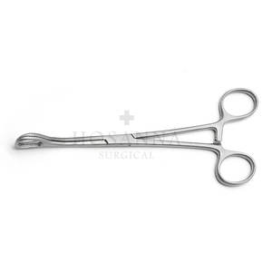 Fórceps de sujeción de esponja Manual de la mejor calidad, fórceps quirúrgicos de acero inoxidable, Material de alta calidad reutilizable de Hosanna Surgical - Product Image 1