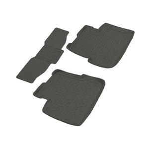 Tapis de sol sur mesure pour Fiat Egea 2015-2025 Berline-HB – Tapis de voiture en caoutchouc antidérapant à bords surélevés avec tunnel central – Sans odeur - Product Image 3