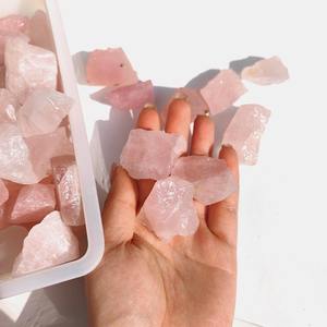 Cristales Mágicos de Alta Calidad, Esfera de Cristal de Cuarzo Rosa, Hecha a Mano, Ecológica, para el Amor, Equilibrio Emocional, Positiva - Product Image 3