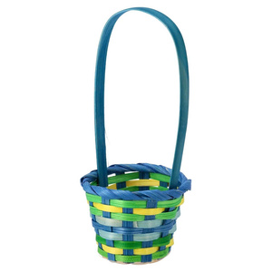 Cesta de Almacenamiento Multifuncional de Bambú Tejido Colorido y Ecológico, Accesorios de Cocina, Diseño Funcional para Colgar, Almacenamiento Doméstico - Product Image 4