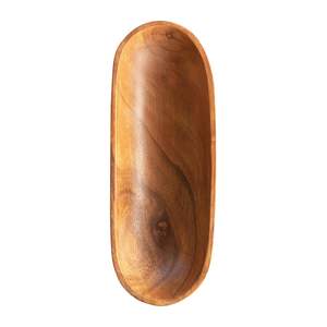 Bandeja de Madera para Servir, Plato de Madera, Bandeja Decorativa Natural para Cocina, Mesa de Centro y Juego de Té - Product Image 4