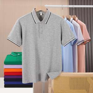 Vente en gros de polos pour hommes 100% coton, uniformes, broderie, impression, polos décontractés unis, polos de golf personnalisés - Product Image 2