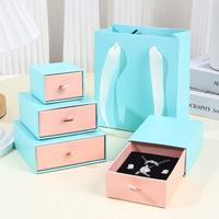 Boîtes rigides écologiques de luxe sur mesure pour bijoux (bagues, colliers, boucles d'oreilles) - Emballage cadeau en carton couleur personnalisée