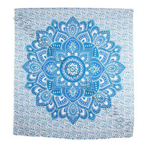 Tapisserie bohème en tissu personnalisé, tenture murale indienne Mandala plage jeter Mandala tapisserie - Product Image 1