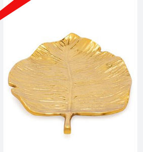 Nouveau plateau de service en aluminium métallique finition argentée décoratif avec poignée à motif d'oiseau pour hôtel, restaurant et bar - Product Image 4