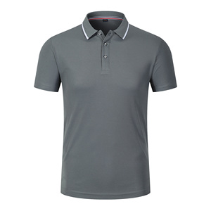 Offre Spéciale T-shirt de polo de golf pour hommes Logo personnalisé Coupe régulière Tissu tissé respirant à manches courtes Technique brodée - Product Image 6