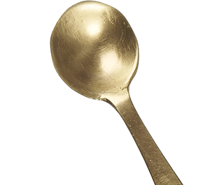 Cuillère en laiton doré faite à la main de haute qualité, taille personnalisée, ensemble de couverts de luxe moderne pour fêtes, produit en promotion - Product Image 3