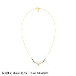 Luxury Fine Gold Plated Diamond Mangalsutra <b>Jewellery</b> <b>Set</b> with Freshwater <b>Pearls</b> for Brides Festivals and Special Celebrations - Product Image 3