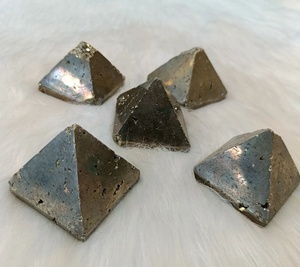 Pirámide de Pirita Peruana, Cristal Natural Pulido, Gema Curativa, Reiki, Chakra, Meditación, Energía, Decoración para el Hogar, Piedra de Regalo - Product Image 2
