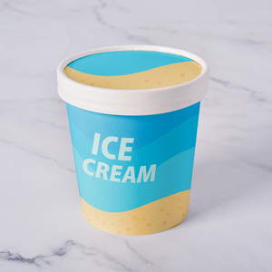 Bols à crème glacée écologiques à double paroi Tasses et bacs en papier - Product Image 5