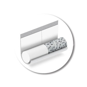 Truewell High Quality Cellulose Acetate Tow Dual Charcoal Cigar/<b>Cigarette</b> Filter Rod Manual with Customizable Size & Design - Product Image 1