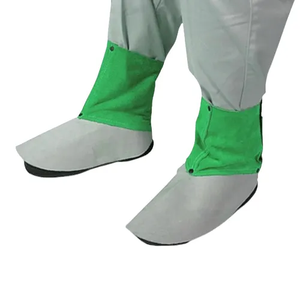 <b>Leather</b> Welding Spats Fire Resistant Welding Shoes <b>Boot</b> Cover Heat Resistant <b>Working</b> Protective Foot Cover Welding Leg Guard - Product Image 1
