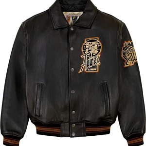 Chaquetas de Cuero Profesionales de Alta Calidad al por Mayor, Etiqueta Privada Personalizada, Diseño Premium Ajustable, Chaquetas Estampadas para Hombre - Product Image 1