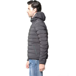 Veste bouffante décontractée pour hommes de conception personnalisée de haute qualité confortable et respirante couleur unie 2025 veste bouffante d'hiver pour hommes - Product Image 2