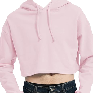 OEM Custom Men's Cropped Hoodie Boxy Fit Draw <b>String</b> Vintage Washed Luxury Style Solid Winter Plus Size Hooded Street Wear - Product Image 3