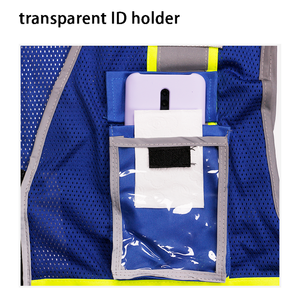Chaleco DE TRABAJO reflectante para hombre, ropa de trabajo de seguridad de alta visibilidad, transpirable, ligero, duradero, cómodo chaleco reflectante - Product Image 4