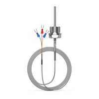 MTS100: Sensor de Temperatura PT100 con Termopar Tipo T, J, K de PVC, Fibra de Vidrio y PTFE de Alta Calidad Clase A para Refrigerador, Caldera y Horno