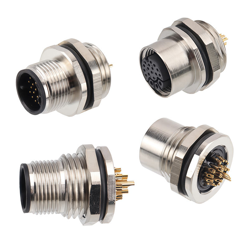 E7 IP67 IP68 Waterproof Connector Front
