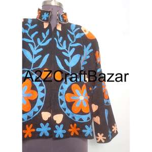 Chaqueta Corta Bordada a Mano, Abrigo Étnico de Invierno, Ecológico, Transpirable, Ropa de Abrigo Tradicional para Fiesta - Product Image 2