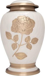 Handmade <b>Large</b> Adult Size Mosaic Aluminium Glass Cremation <b>Urn</b> Individual Tiles Applied Burial Unique Funerals Funeral Supplies - Product Image 6