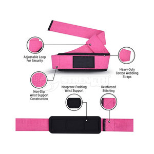 2025 sangles de levage de fitness en néoprène pour l'haltérophilie sangles d'haltérophilie d'entraînement en gros - Product Image 4