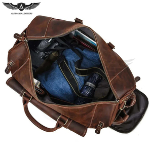 Sacs de voyage grande capacité, sacs de sport imperméables, sacs de voyage de sport avec compartiment à chaussures, nouveau produit tendance, sacs en cuir - Product Image 2