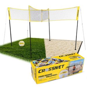 CROSSNET Vivere Crossnet 4 Square - Juego de Voleibol con Red y Pelota - Product Image 1