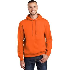 Sweat-shirt à capuche en coton mélangé pour homme, grande taille, coupe classique, logo brodé, personnalisable, vintage, basiques d'hiver - Product Image 1