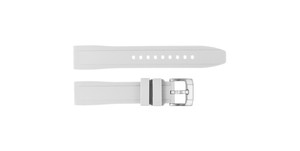 JD371 Correa de Reloj Inteligente de Silicona Blanca Elástica y Transpirable de Alta Calidad, Deportiva, Suave, Ligera, Resistente al Agua, Unisex, 18-24 mm, Personalizable - Product Image 4