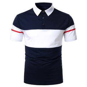Vêtements décontractés de haute qualité pour hommes, vente en gros de t-shirts polo personnalisés pour hommes, couleur unie, poids léger avec logo personnalisé, vente à bas prix - Product Image 2