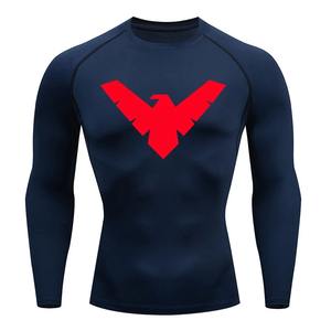 Nouvelles chemises de gymnastique à manches longues de haute qualité personnalisées imprimées en 3D Rash Guard Slim Fit Respirant Premium Jogging Wear - Product Image 5