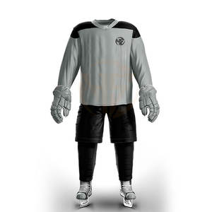 ชุดฮอกกี้น้ำแข็งสำหรับผู้ใหญ่สั่งทำขายส่ง แห้งเร็ว ระบายอากาศดี มีจำหน่าย - Product Image 1
