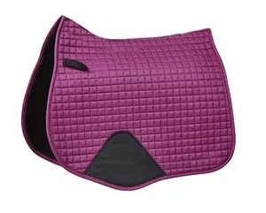 Tapis de selle de cheval en satin de mousse respirante sur mesure de qualité pour une utilisation équestre avec rembourrage doux - Product Image 4