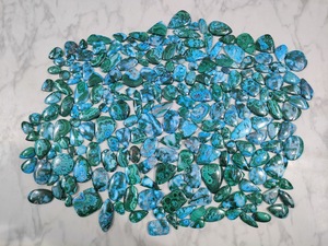 Lote de cabujones de piedras preciosas sueltas de crisocola malaquita, lote de 1 kg, venta al por mayor, joyería malaquita - Product Image 6