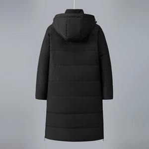 Men Puffer <b>Jacket</b> Down Coat Winter Thick Thermal Hooded Parka Zipper up Wool <b>Padded</b> Coats Loose <b>Waterproof</b> Windbreaker Outerwear - Product Image 4