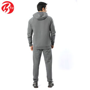 ชุดวอร์มแขนยาวสำหรับผู้ชายชุดวอร์ม100% ชุดวอร์มผ้าคอตตอนออกแบบได้ตามต้องการ - Product Image 5